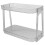 Cosmetics Display Shelf Bathroom Storage Rack Slip-Resistant Double Layers Transparent 1Pcs 5