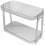 Cosmetics Display Shelf Bathroom Storage Rack Slip-Resistant Double Layers Transparent 1Pcs 4