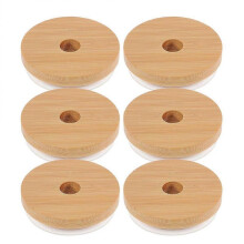 Lids for Canning Reusable Jar Lid Silicone Gasket Material for Kitchen Use 6Pcs