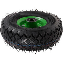 Garden Trailer Tires Impact Resistance Garden Cart Tyre Black 10.02X3.07in 1Pcs