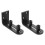 Adjustable Floor Guide Barn Door Floor Guide Operation Black 2Pcs 1