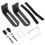 Adjustable Floor Guide Barn Door Floor Guide Operation Black 2Pcs 3