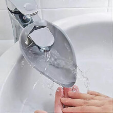 (As show, One size) Faucet Extender - Sink Handle Extender, Safe Fun Bathroom Hand-Washing Solution for Babies, Toddlers, Kids, Teach Your Kids Good Sanitation Habits(Gre