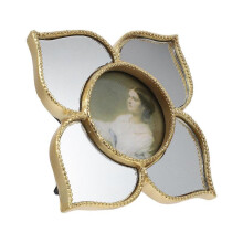 Retro Photo Frame Hanging Mirror Decorative for Women 1Pcs