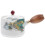 Side Handle Ceramic Teapot Traditional Chinese Style Tea Brewing 1Set 3