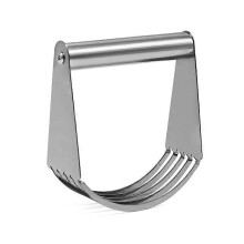 (As show, One size) Pastry mixer (silver,12.9*12cm), stainless steel, essential baking accessory for every kitchen