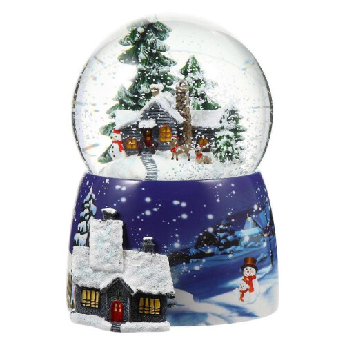 Musical Box Snow Globe Environmental-friendly Office Decoration 1Pc 1