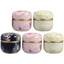 Mini Jars Round Wedding Candy Tea Sealed Canister Ornaments Wedding present Assorted Color 8.50X8.50X8.50CM Storage 5Pcs