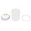 Cereal Storage Containers Glass Storage Jar Simple Design Household Users 900ml 5