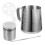Milk Frothing Jug Stainless Steel Espresso Preparation Multi Functional Use 1 Set 3
