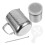 Milk Frothing Jug Stainless Steel Espresso Preparation Multi Functional Use 1 Set 5