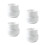Egg Tray Holder Ceramic Egg Cup Simple Design Family 5.5x5.5x5cm 4Pcs 3