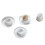 Egg Tray Holder Ceramic Egg Cup Simple Design Family 5.5x5.5x5cm 4Pcs 5