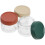 Glass Jars Round Storage Jars Stackable for Kitchen Use 280ml 3Set 3
