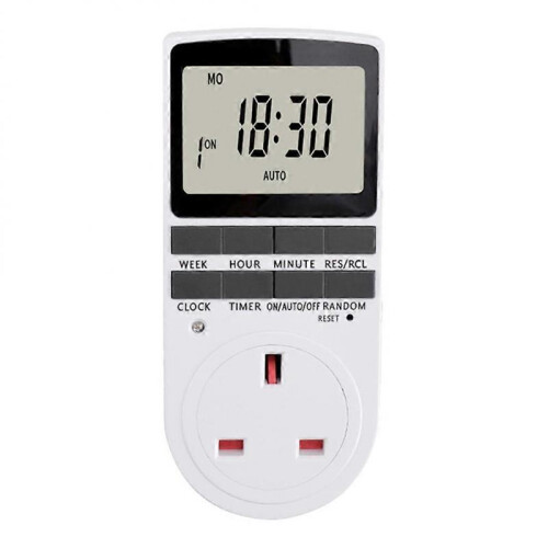 Electrical Outlet Timer Programmable Timer Outlet Fans Accurate Working Time Control 13.50X7.30X6.00CM 1Pack 1