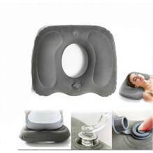 (As show, One size) Inflatable Orthopedic Cushion, Hemorrhoids Seat Cushion with Pump Relieve Pain Inflammation Hemorrhoids Coccygeal Pain Cysts Chair Office Car Wheelcha