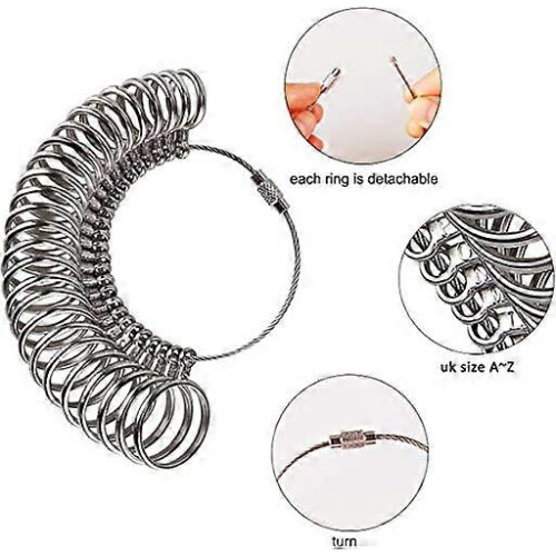 (As show, One size) Ring Sizer Ring Sizer Ring Sizer for Measuring Finger Sizes for Rings Sizes (Plastic) 1