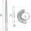 (As show, One size) Ring Size Measurer,Ring Sizer Ring Sizer Finger Sizer for Ring Sizes A-Z Metal/Steel/Plastic 5