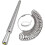 (As show, One size) Ring Size Measurer,Ring Sizer Ring Sizer Finger Sizer for Ring Sizes A-Z Metal/Steel/Plastic 1