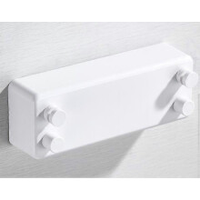(As show, One size) White Retractable Clothesline, Heavy Duty Indoor and Outdoor Clothesline Double Rope Drying Rack for Hotel Balcony Laundry