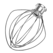 (As show, One size) Accessoires compatibles k45ww cuisto batteur d'oeufs en acier inoxydable 4.5qt pour produire kitchenaid