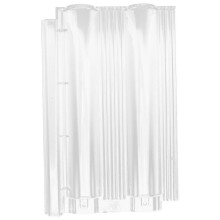 Roofing Panels Wave Panel Building Construction Weather Resistance Transparent 39.00X26.00X2.00CM Enhanced Strength 1Set