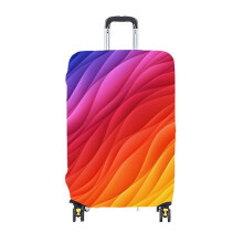 (As show, One size) Couverture de bagage de voyage L, Pennant Housse de protection lastique pour valise de 22  28 pouces Envoyer une tiquette de bagage gratuite