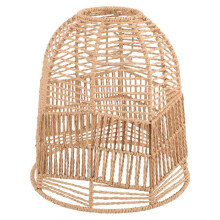 Pendant Lamp Shade Small Light Cover E27 Base Socket Indoor Use Light Brown 23.5x20.5cm 1Pcs