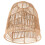 Pendant Lamp Shade Small Light Cover E27 Base Socket Indoor Use Light Brown 23.5x20.5cm 1Pcs 3