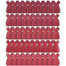 (As show, One size) 100 Pices Feuilles Abrasives Feuille de Ponage 10 X Grains 40/60/ 80/120/ 240 Papier Abrasif Triangles de Ponage Fit Black and Decker Detail Palm Sand