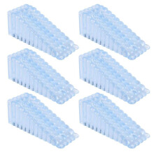 Home Door Wedge Stoppers Door Stopper Door Holding Transparent 10X4CM Children Parents 6Pcs