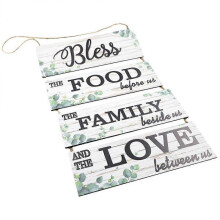 Sign Modern Minimalist Farmhouse Wall Sign Rectangular Shape Kitchen Living Room Decor 65x3cm 1Pcs