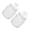 Kitchen Food Storage Container Transparent Round Shape Grain Canister for Home Users 7.5*12.5CM Moisture-Proof 2Set 3