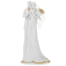 Wedding Figure for Wedding Resin Cuddling Couple Sculpture Sophisticated Wedding Bride Groom 20.00X12.50X8.00CM 1Pack