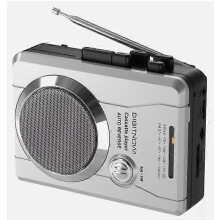 (As show, One size) AM/FM Portable Pocket Radio and Voice Audio Personal Cassette Recorder Player