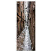 3D Landscape Mural Door Stickers Waterproof PVC Material Indoor Decoration 200X38.5X0.2CM 1 Pair