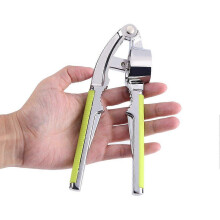 (As show, One size) 1Pcs Stainless Steel Manual Garlic Press Crusher Squeezer Masher Home Kitchen Cooking Tool