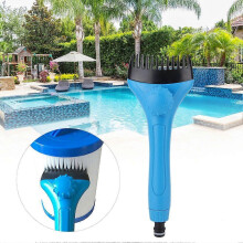 (As show, One size) Mini Handheld Swimming Pool Filter Cleaner Clean Brush Swimming Pool Cleaning Accessories