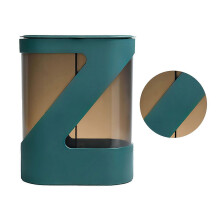 (As show, One size) Paper Cup Holder Wall Mount Punch Free Large Capacity Disposable Cup Organizer Dispenser Dark Green