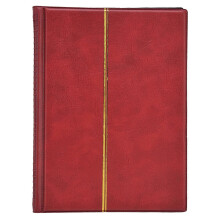 (As show, One size) Coin Collection Book 250 Pocket Commemorative Coin Collecting Holder Storage Album Book for HomeRed