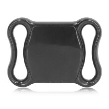 (As show, One size) Pet GPS Locator Collar Waterproof Bluetooth Wireless Animal Tracking Device for Cats and Dogs Black