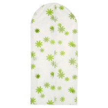 (As show, One size) Suit Coat Clothing Dustproof Bag Clothes Dust Cover Garment Protector (60 x 130cm Green Flower)