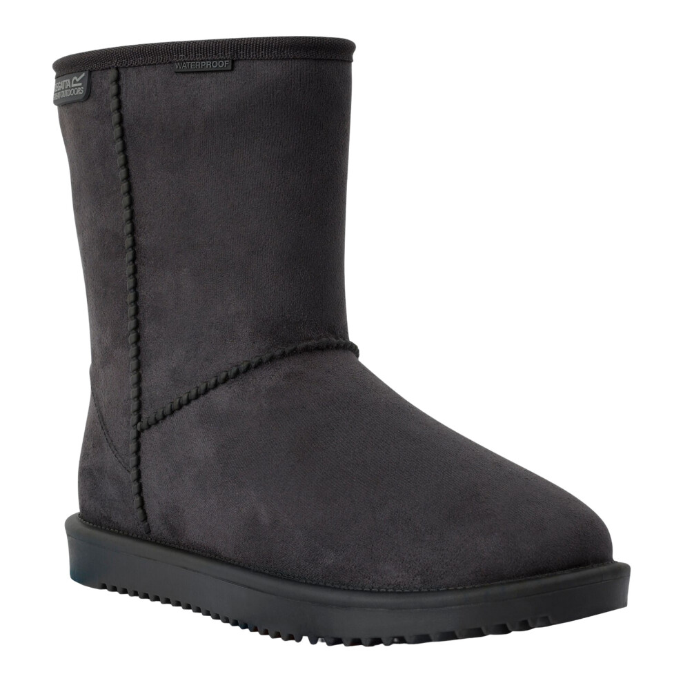(5 UK, Briar) Regatta Womens/Ladies Risely Waterproof Faux Fur Lined Winter Boots