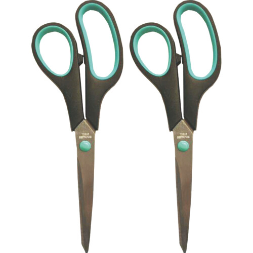 2 x 9" DRESS MAKING SEWING SCISSORS Multipurpose School Home Office