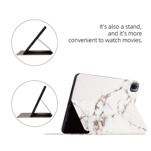 For Xiaomi Pad 5/5 Pro Pattern Printing PU Leather Protective Tablet Cover Stand Case/Gold Marble 2