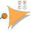 (As show, One size) Triangular Shade Sail 3x3x3m for UV Protection in Garden 3