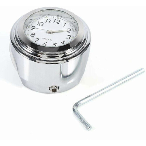 (As show, One size) Motorcycle Watch for Handlebar with Stopwatch Function