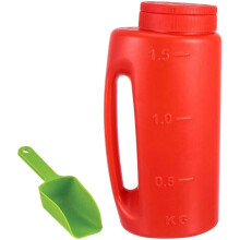(As show, One size) 2L Engrais Main pour semences pandeur de sel Taille de Trou rglable Outil de Jardinage arrosage Outil d'ensemencement salire Engrais Portable