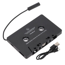 (As show, One size) Bluetooth Tape Receiver Universal Cassette Adapter for Car Audio Systems