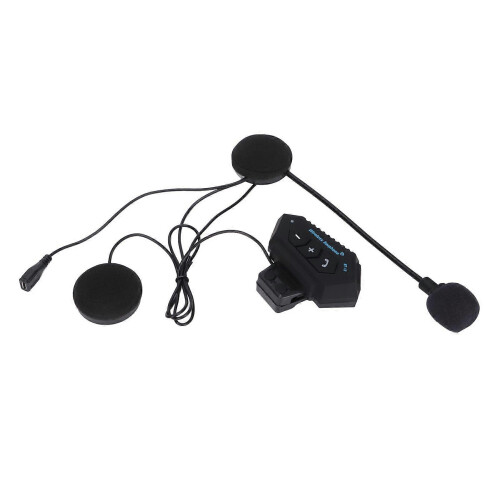 (As show, One size) Motorcycle Helmet Bluetooth Intercom with Hands-Free Automatic Answering
